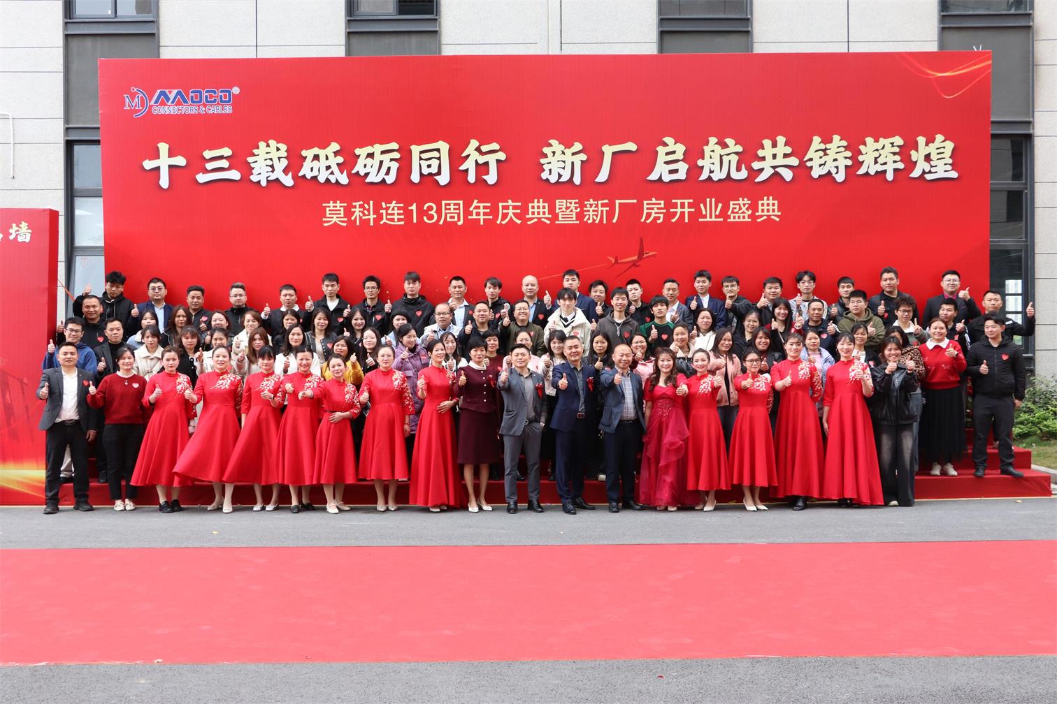莫科連13周年慶暨新廠房開業(yè)典禮圓滿成功！